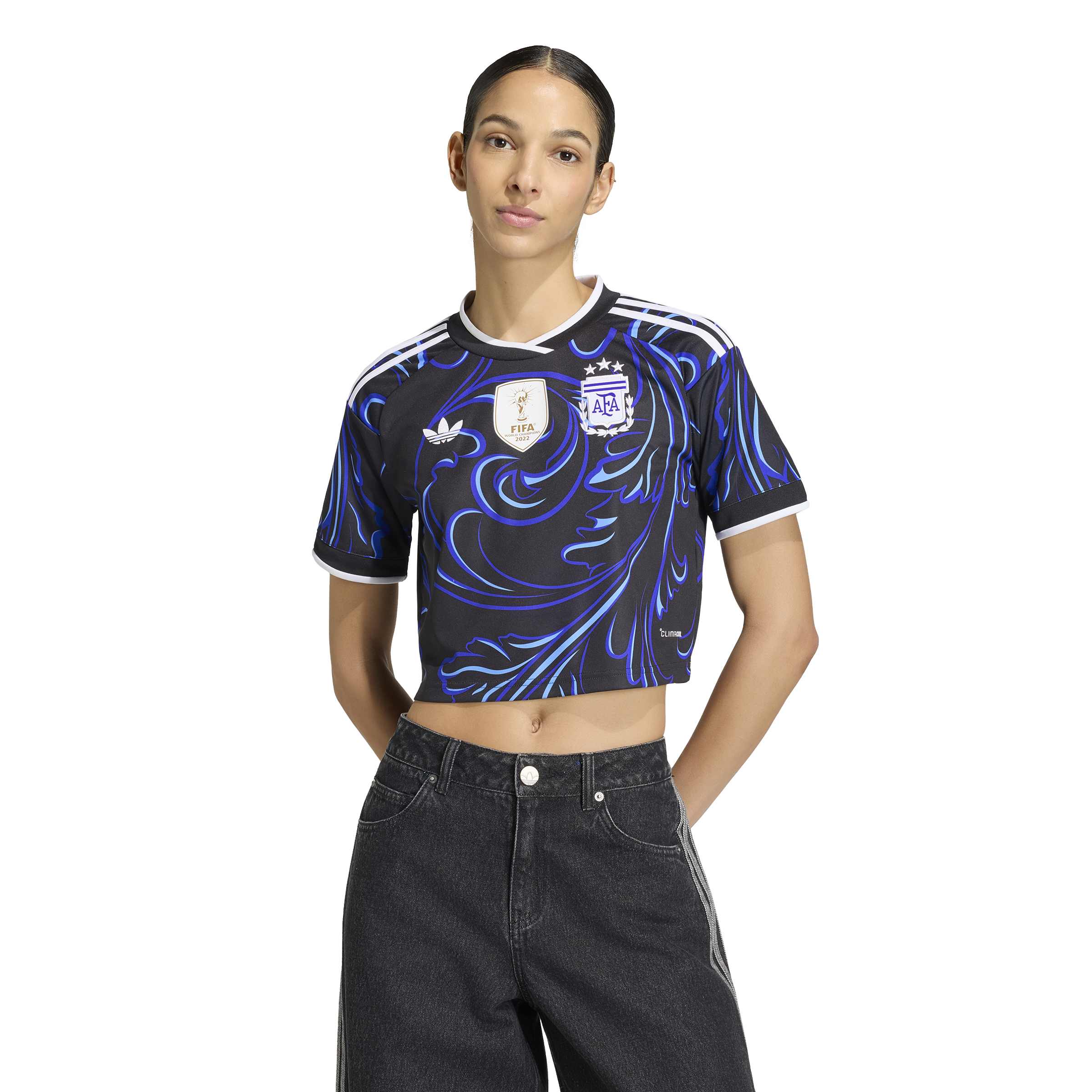 Adidas Argentina 2026 Crop Away Jersey Women's - Image 3