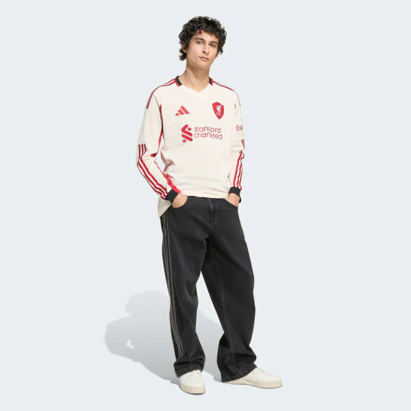 Adidas Liverpool 25/26 Long Sleeve Away Jersey - Image 4