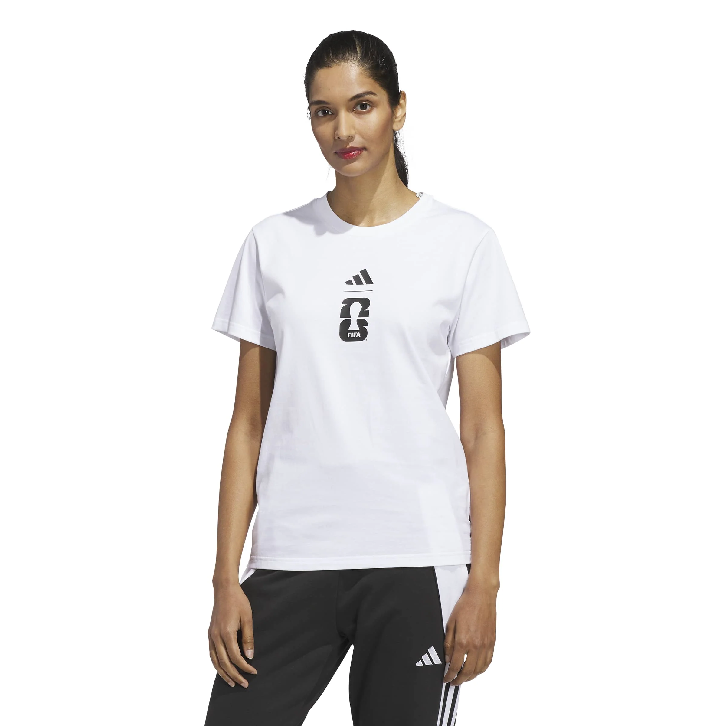 Adidas World Cup Official Match Ball T-Shirt White Women's - Image 2