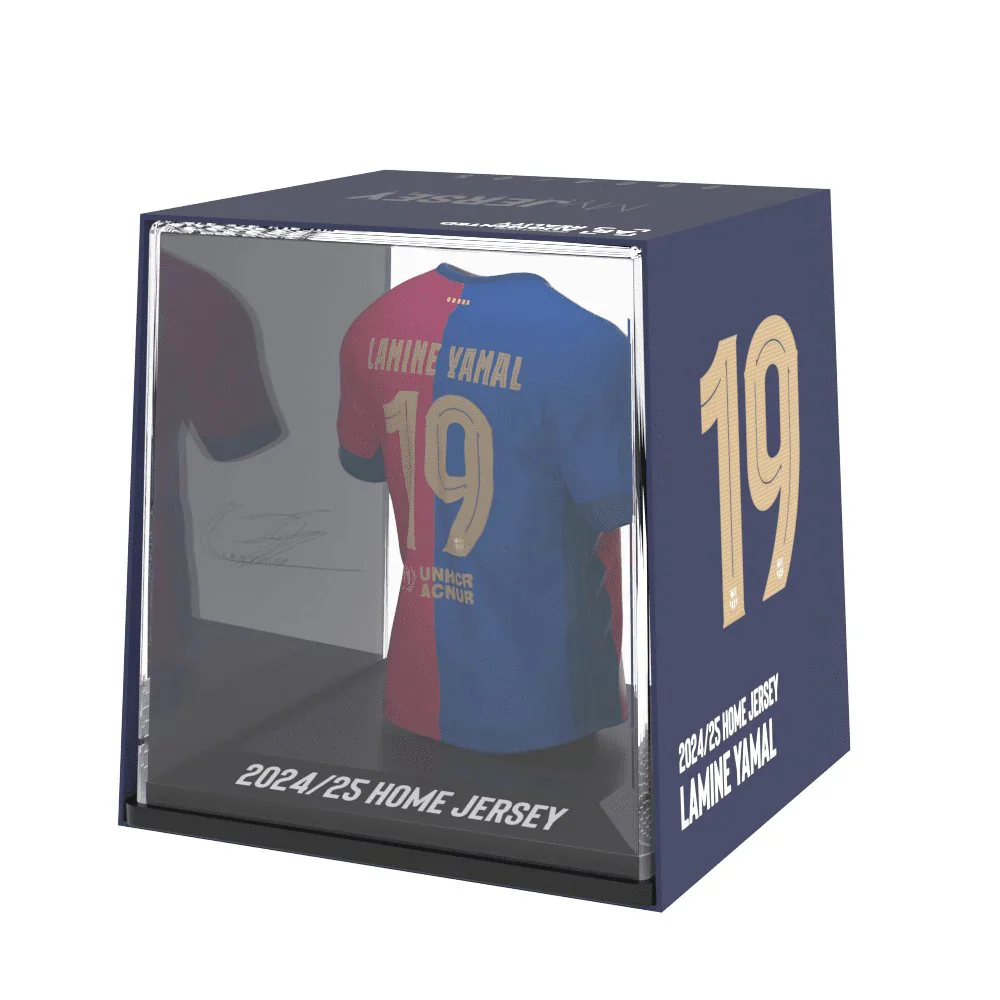 Barcelona Lamine Yamal Splink Soccer Jersey Collectible (3.75") - Image 2