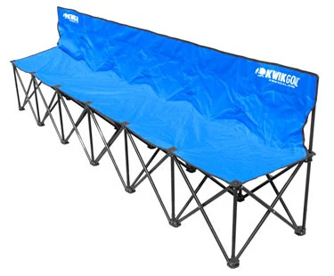 Kwik Goal 6 Seat Kwik Bench Blue