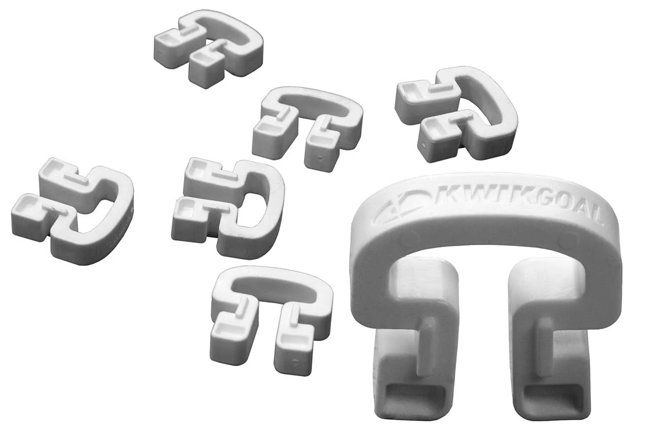 Kwik Goal Net Clips 100 Pack White