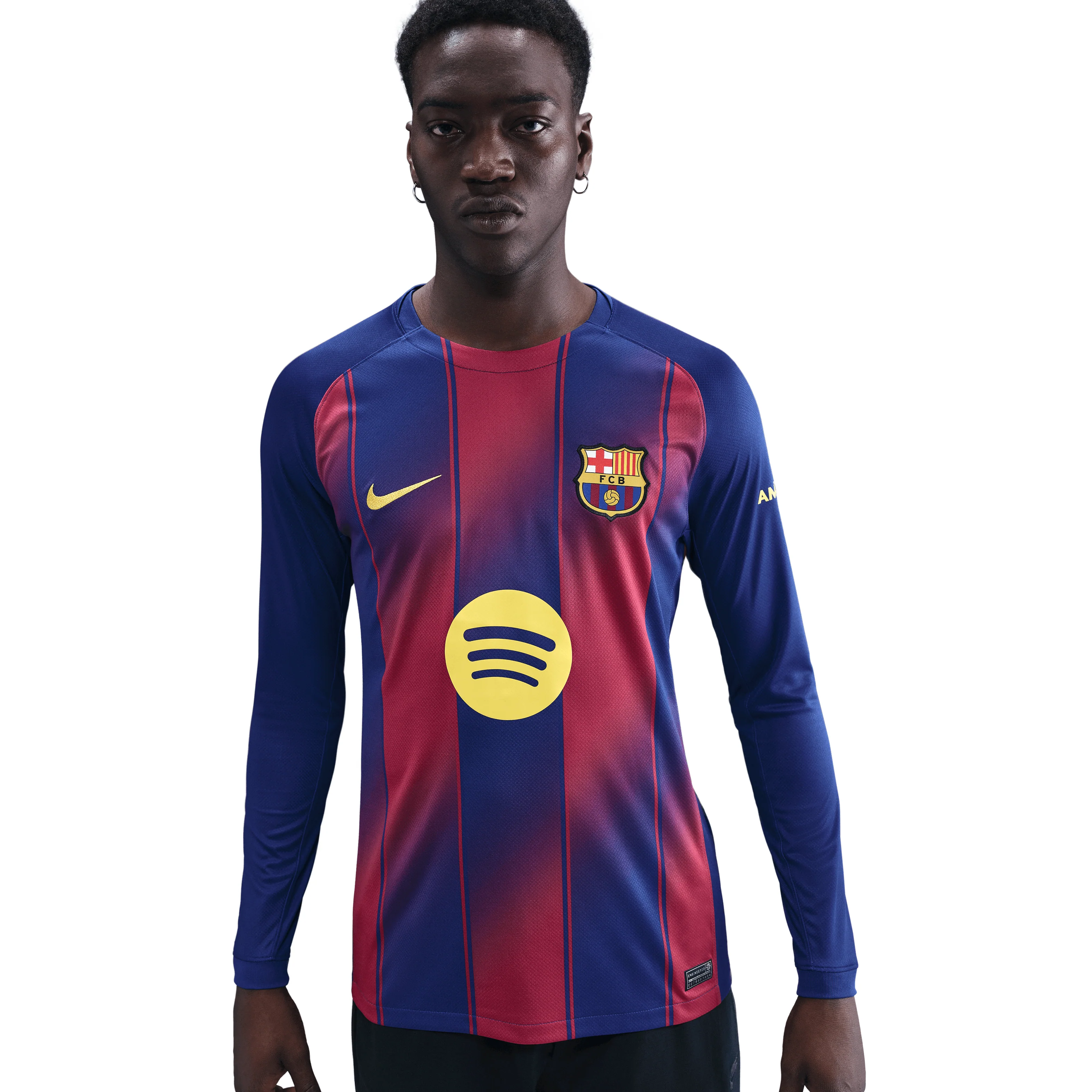Nike Barcelona 25/26 Long Sleeve Home Jersey - Image 2