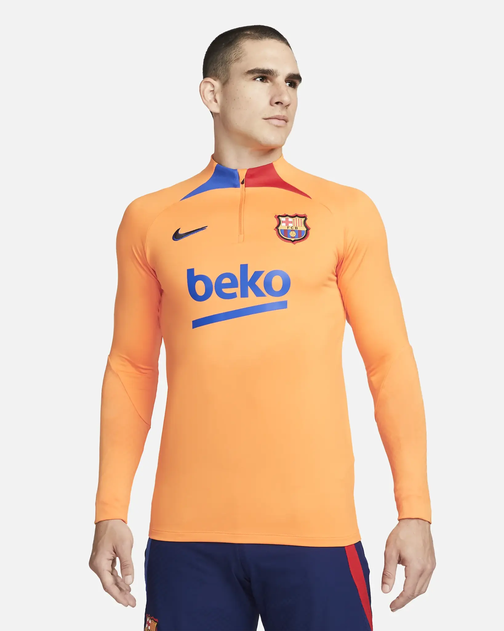Nike Barcelona Strike Drill 1/4 Zip Top