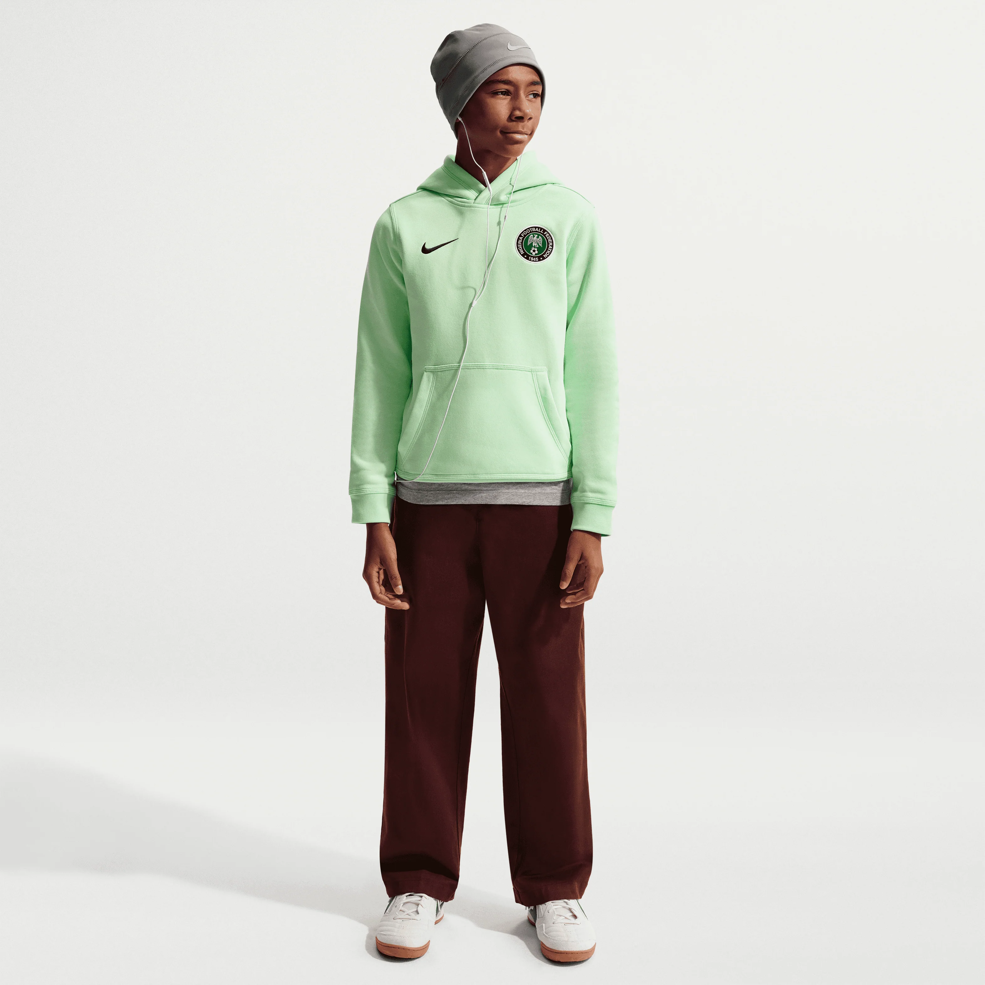 Nike Nigeria Club Pullover Hoodie Youth