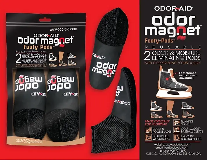 Odor Aid Odor Magnet Footy Pods - 2 Pack - Image 2