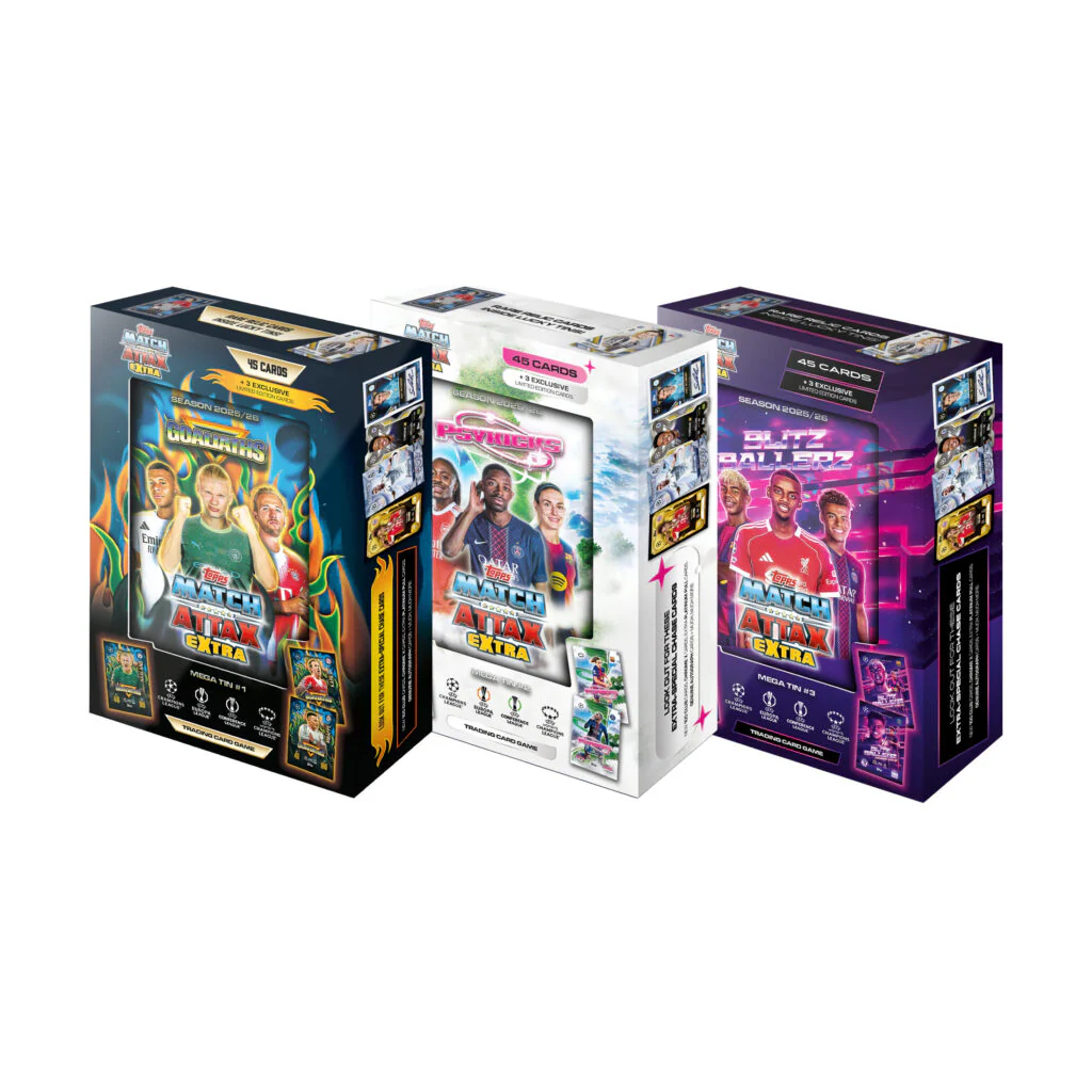 Topps Match Attax Extra 25/26 UEFA Champions League Cards Mega Tin (48 Cards + 3 LE) (Copy)